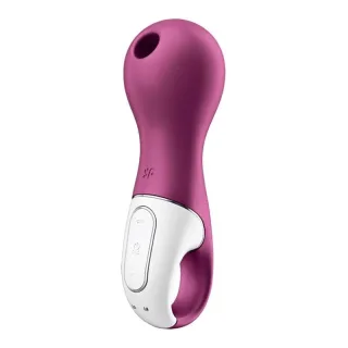 Vibrator Lucky Libra Air Pulse Weinrot und Weiß