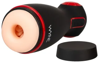 WYNE Masturbator 06 Doppelmotoriger Masturbator mit 10 Vibrations- &amp; 7 Saugmodi ...