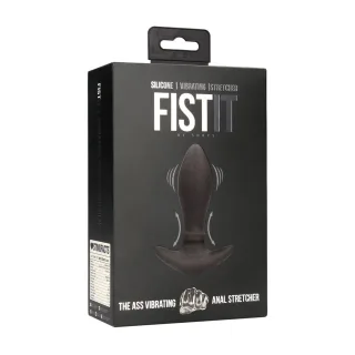 Analplug The Ass Stretcher mit Vibration Schwarz 12,5 x 4,8 cm