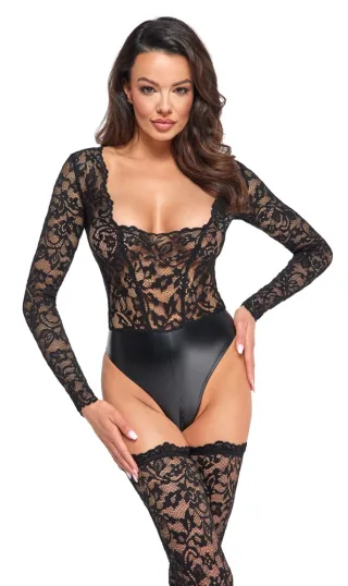 Noir - Noir Body Spitze - schwarz - XL