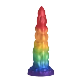 Dildo Magic Rider Einhorn Silikon Regenbogen 16 x Ø 4,3 cm