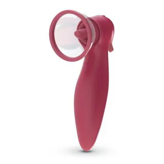 Auflegevibrator Saci mit Saugfunktion Transparent