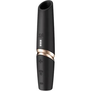 Auflegevibrator Perfect Kiss Wave Schwarz und Gold
