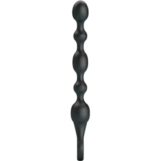 Analkette Pretty Love Van mit zehn Vibrationen Schwarz