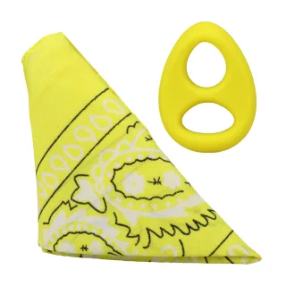 Penisring Rock Solid The Code mit Bandana Gelb 7 x Ø 4,6 cm