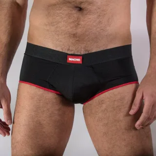 Slip MS24R Macho Schwarz-Rot Größe XL