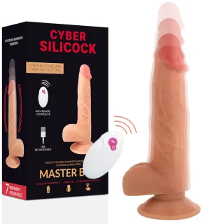 Realistischer Vibrator Master Ben mit Fernbedienung Natur 16,5 x Ø 4,3 cm