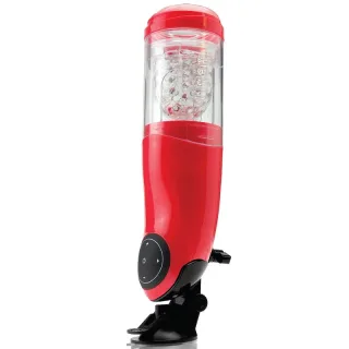 Masturbator Mega-Bator Mouth automatisch Rot 12 x 4 cm