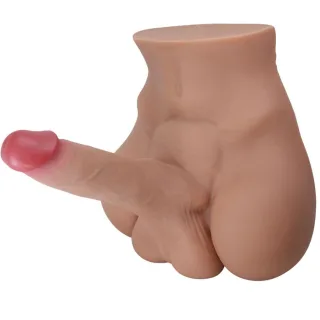 Masturbator Rhyne männlicher Po mit Penis Natur
