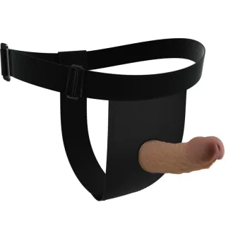 Strap-on Houston Harness-Slip mit Dildo Braun 17,5 x 4,8 cm