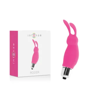 Vibrator Intense Roger Bullet mit Hasenohren Rosa