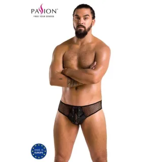 Slip Richard Passion Men mit Schnürung Schwarz S/M