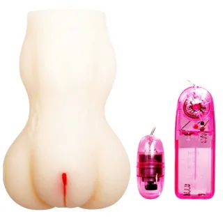 Masturbator Passion Lady Vagina mit Vibration Natur 16 cm