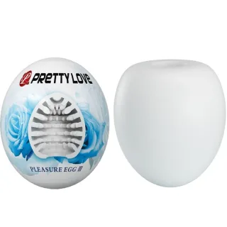 Masturbator-Ei Pleasure Egg III Weiß 5,5 x 6,7 cm