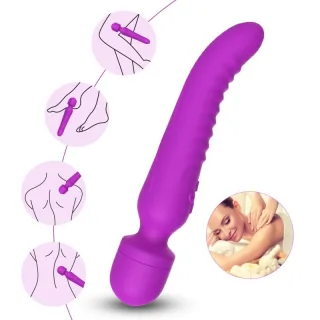 Massagestab Mission mit Wärmefunktion Lila 22,6 cm
