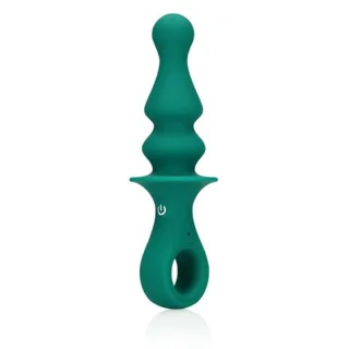 Analvibrator in Kegelform Grün