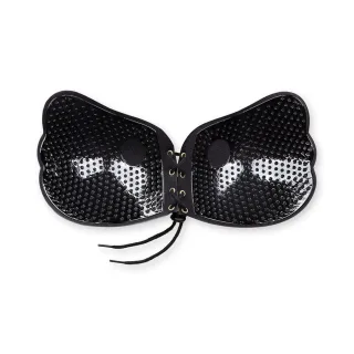 Push-up-Klebe-BH Lace-It Schwarz Cup A