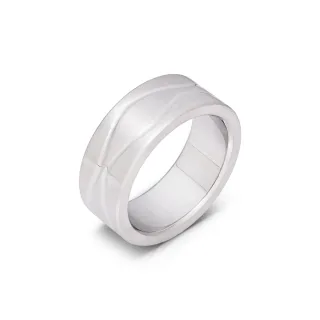 Massiver Cockring aus Edelstahl mit Verzierungen 50 mm