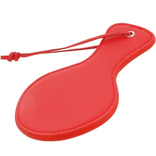 Paddle gerundet aus Kunstleder Rot