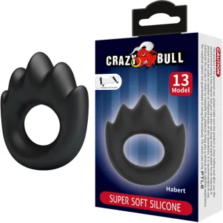 Penisring Habert Silikonring Schwarz 3,5 cm
