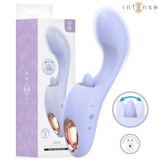 Rabbit-Vibrator Intense Anya mit beweglichem Klitorisarm Flieder 18,3 x 5,8 cm