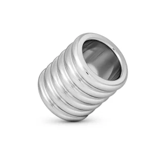 Besonders breiter Cockring aus Edelstahl, ? 25 mm