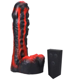 Sexmaschine Tendril Thruster Mini Schwarz-Rot 17,1 x Ø 5,1 cm
