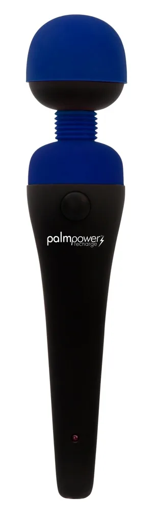 Palmpower Recharge Massagestab mit sehr flexiblem Massagekopf Blau