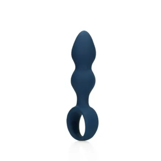 Analplug in Tropfenform Blau 17,7 x Ø 5,6 cm