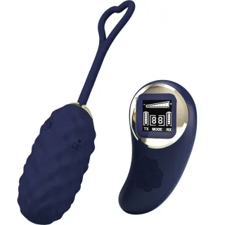 Vibro-Ei Vivian mit Funkfernbedienung und 10 Modi Blau