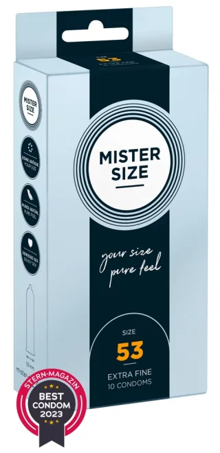 Mister Size 10 Kondome in individueller Passform 53 mm