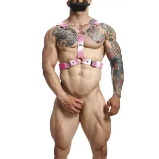 Harness für den Oberkörper mit Brustgurt Pink Einheitsgröße