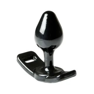 Analplug Master Small Schwarz 7,5 x Ø 3,5 cm