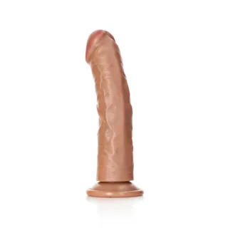Realistischer Dildo gebogen mit Saugnapf 20,5 cm