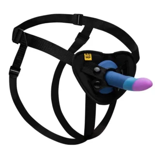 Strap-on Set Piccolo mit Harness Bunt 14 cm