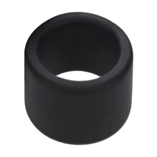 Hodenstretcher aus Flüssigsilikon Schwarz L