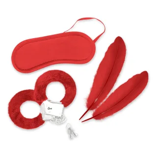 Fesselset Lover's Dream Rot Satin 11,5 cm