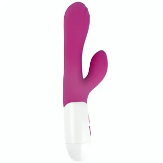 Vibrator Happy mit Stimulatorarm Violett