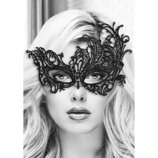 Spitzenmaske Royal Schwarz 23,5 cm