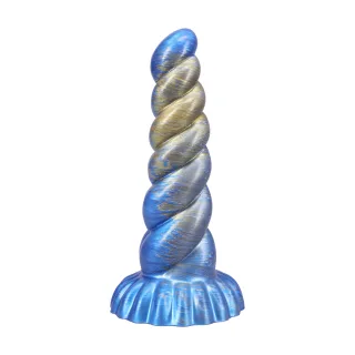 Fantasie-Dildo Outer Rim Blau/Gold 18,3 x Ø 5,6 cm