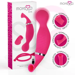 Massagestab Kirk mit Saugöffnung Pink
