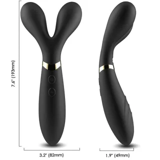 Massagestab Y-Wand Schwarz 19,3 cm