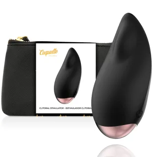Vibrator Chic Desire Klitoralstimulator Luxus Tropfen Schwarz 5,9 cm