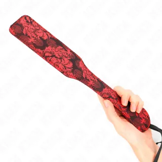 Paddle Scandal mit Spitzenmuster Rot 32 x 5,4 cm