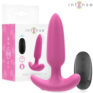 Analplug Ross Vibration Fernbedienung Rosa 11 x 2,5 cm