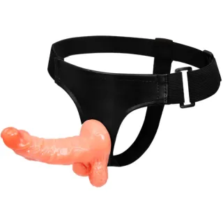 Strap-on mit realistischem Penis und Höschen Natur 15 x 3,5 cm