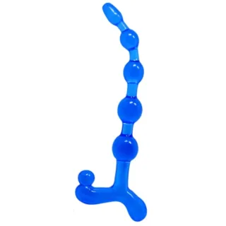 Analkette Bendy Twist Blau 22,5 x 2,5 cm