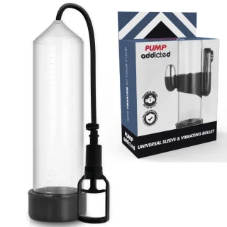 Penispumpe RX7 mit Bullet Transparent 24 x Ø 6 cm