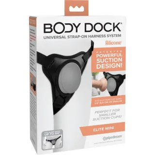 Strap-on Pipedream Body Dock Elite Mini für kleine Saugfüße