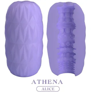 Masturbator Athena Alice mit zwei Öffnungen Lila 11,3 x 5,9 cm